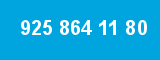 925 864 11 80 925 864 11 80